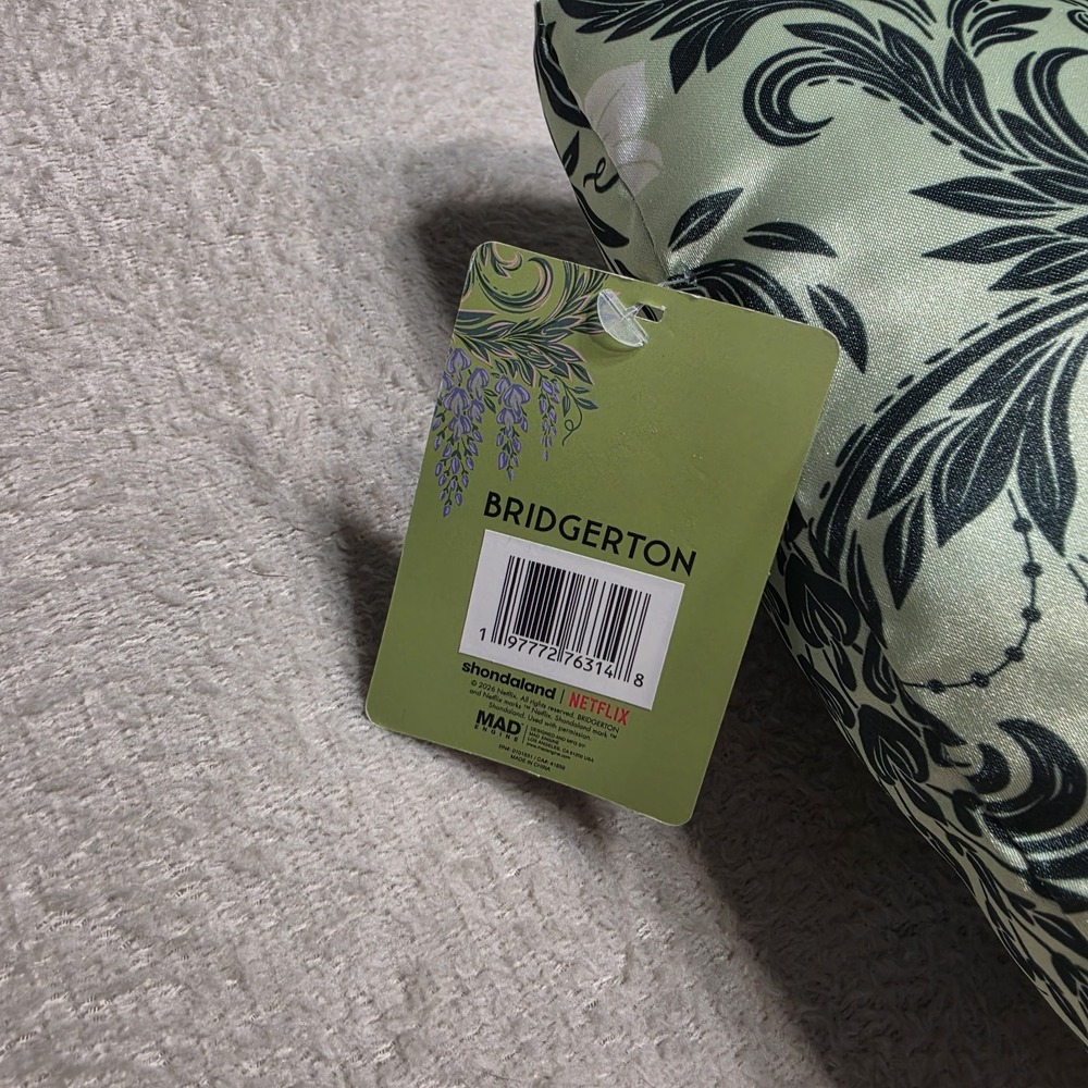 Bridgerton Floral Satin Bow Throw Pillows & Book Strap Set LIMITED EDITION - Picture 13 of 16